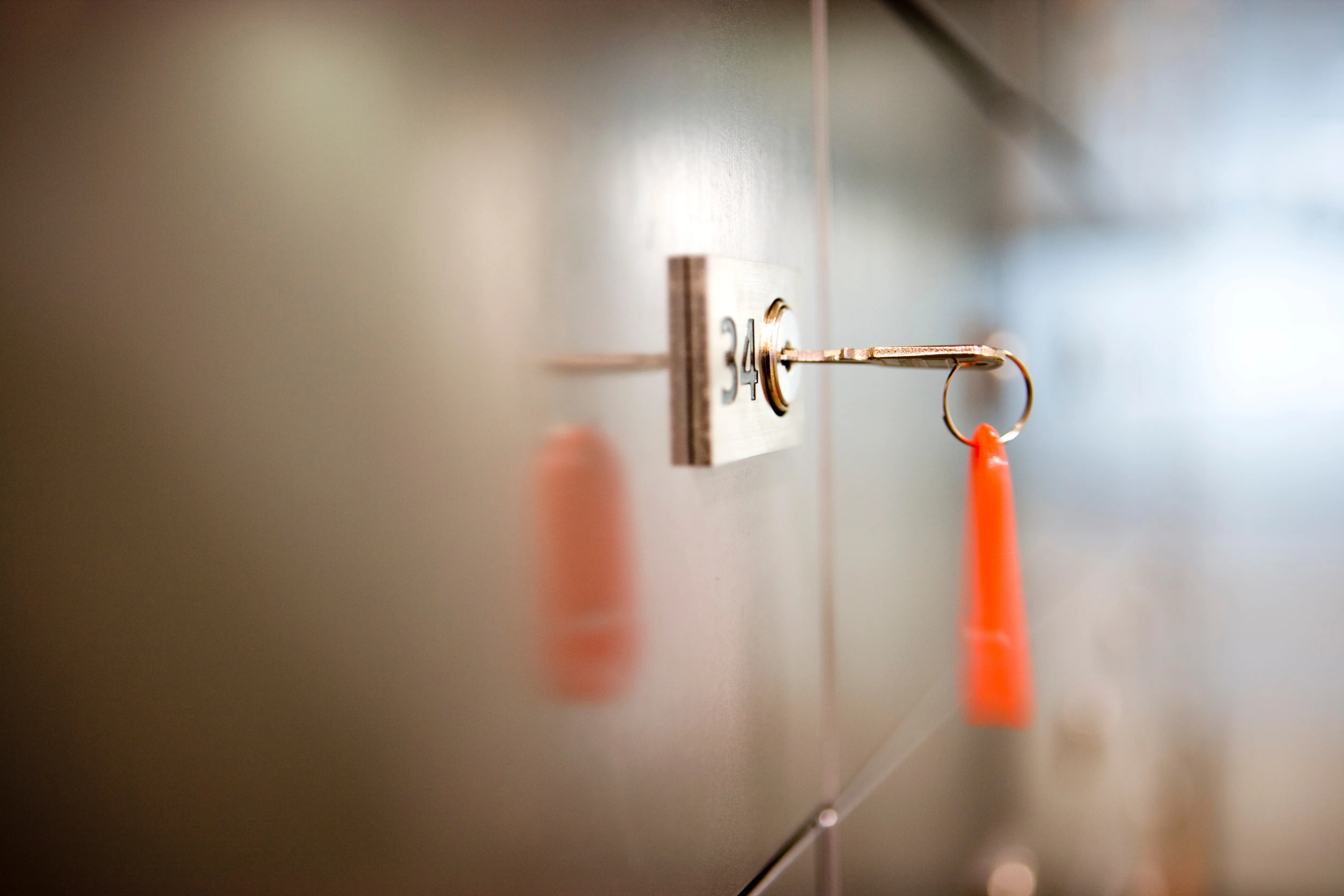 Schliessfach mit Schlüssel drin